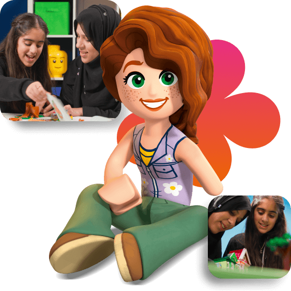 A LEGO Friends character